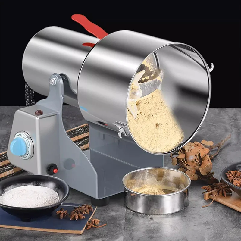 Herbal Grinder Ultra-Fine Grinding Home Use Small Electric Dry Grinder Multi-Functional Crushing, Shredding, and Powder Milling