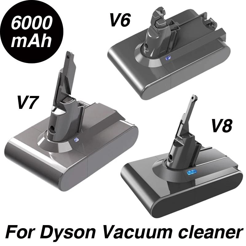 

For Dyson v8 battery 6/8Ah Absolute Handheld Vacuum Cleaner for v6 v7 v8 dyson battery SV10 batteri Rechargeable Battery V8