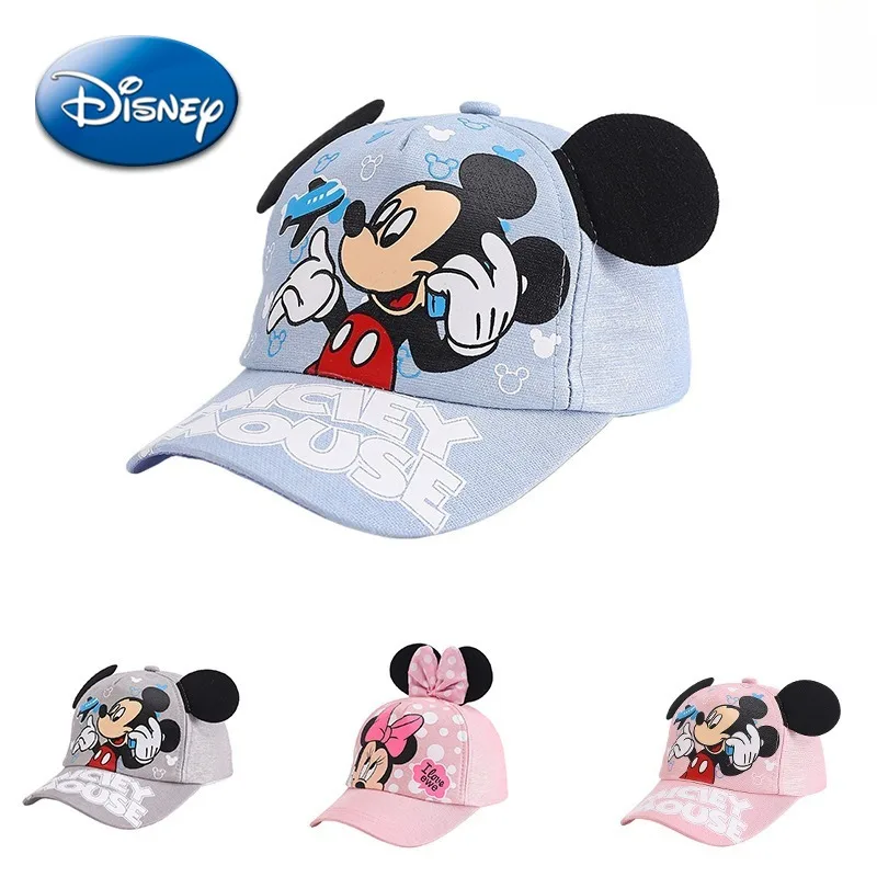

Disney Mickey Mouse Baseball Hat Cartoon Cute Spring Summer Outdoor Motion Outfit Sunscreen Sunshade Child Duck Tongue Cap Gift