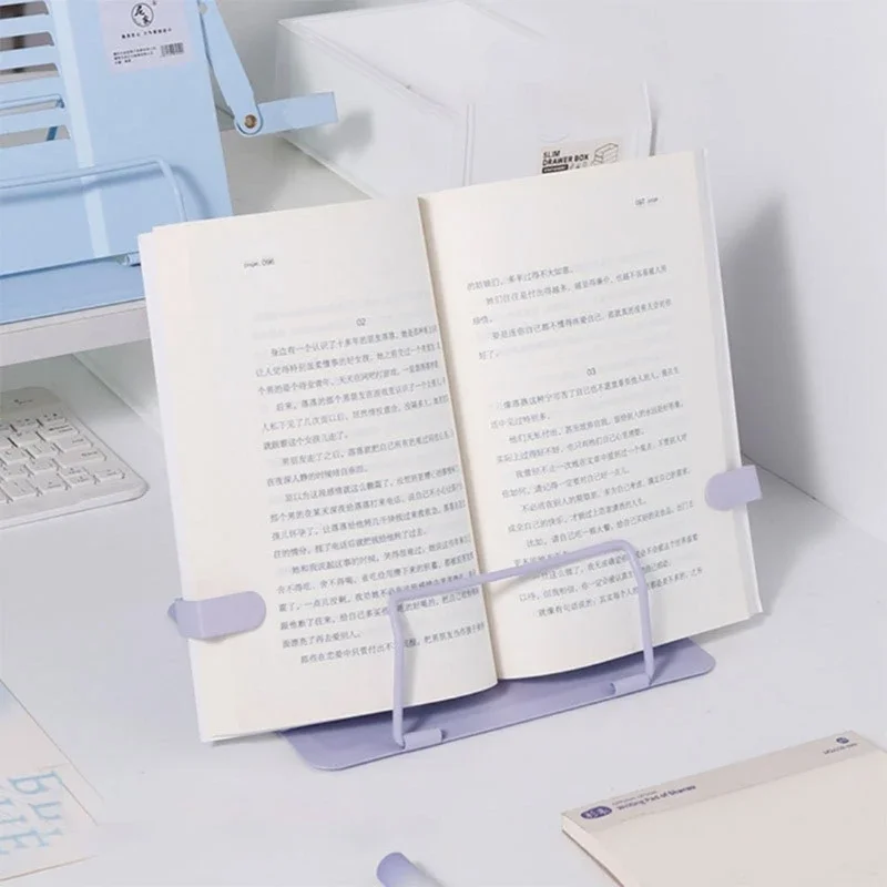金属ブックスタンド調節可能な料理本ドキュメント読書スタンドレスト折りたたみデスクブックホルダーヘビーデューティブックディスプレイスタンド