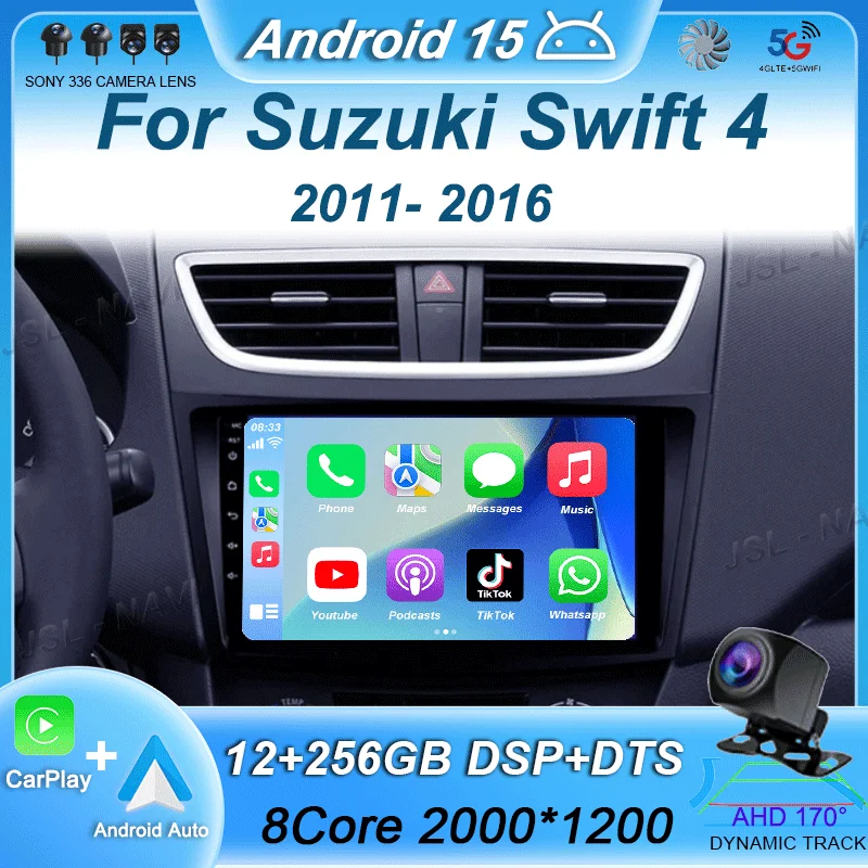 

Android 15 Car Radio Stereo For Suzuki Swift 4 2011 2012 2013 2014 -2016 Multimedia Video Player 2 Din Auto Audio G Stereo Audio