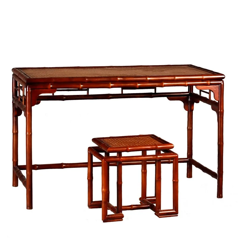 Ming and Qing Classical Nanzhu Desk, Simple Zen Household Small Writing Desk, Study Calligraphy and Painting Office Desk