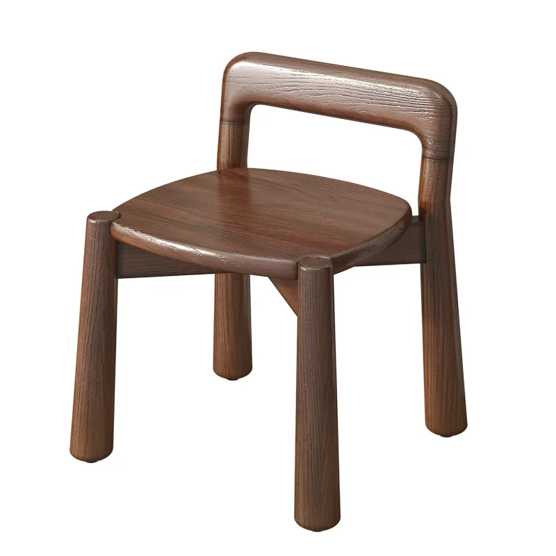 Zl Solid Wood Small Bench Solid Wood Square Stool Low Stool Household Economical Backrest