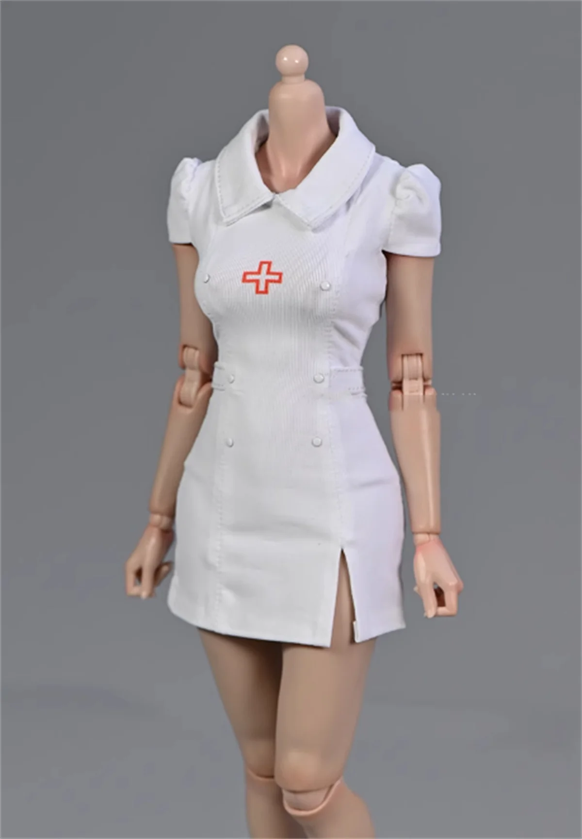 Nurse Bodysuit  Female Dress1/6 COsplay  Female Soldier Clothes Dress  Model for 12'' Figure body AT201/202/203