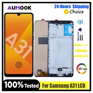 Bilashmart 6.4 AMOLED Samsung A31 LCD Display Touch Screen Digitizer Assembly Replacement Samsung A31 A315 A315F LCD