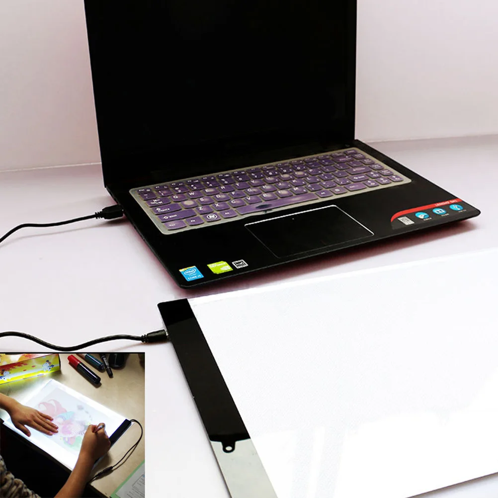 A4 LED Lichtkasten LED Lichtkasten LED Licht Pad Schablonenbrett Lichtkasten Zeichenbrett