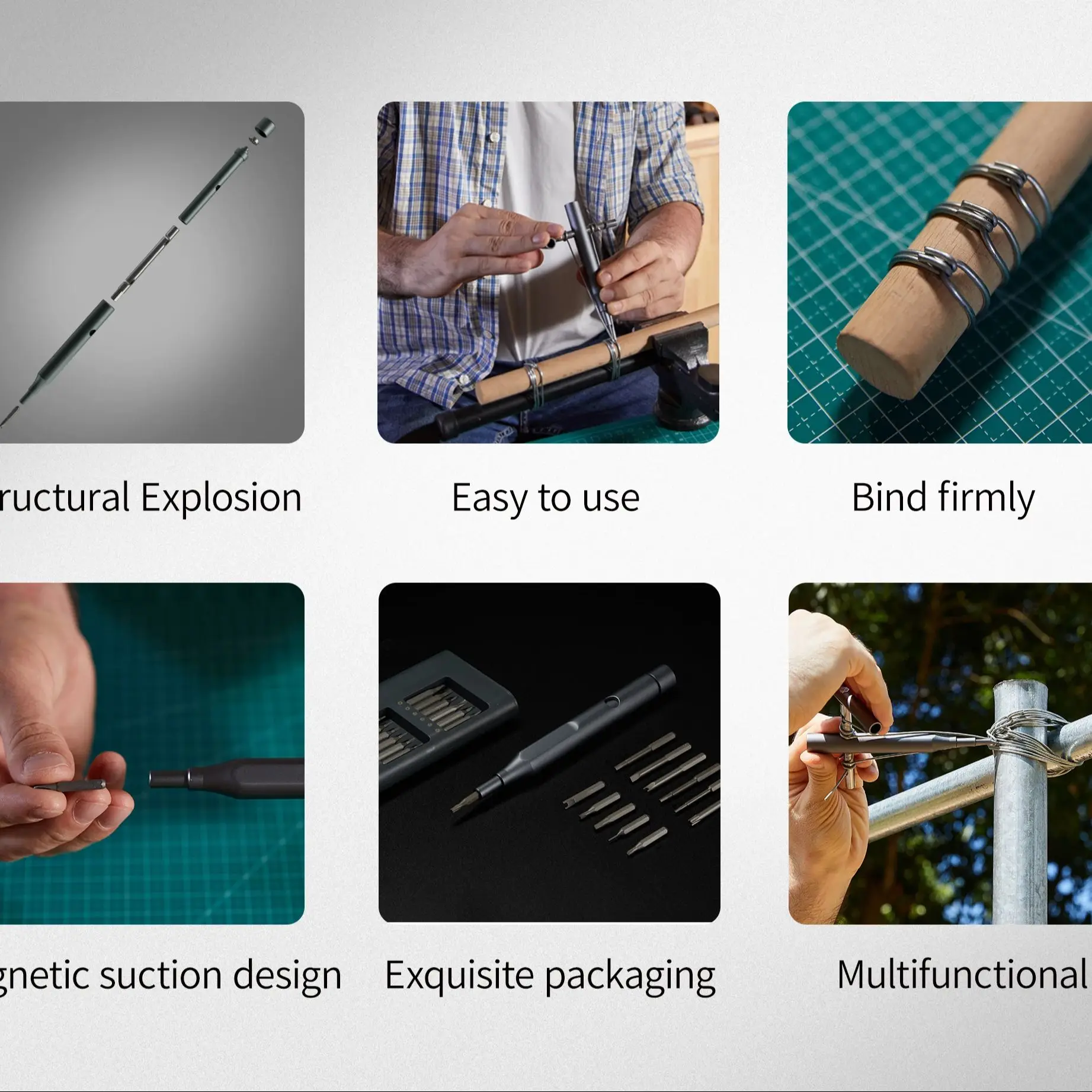 New cross-border binding screwdriver tool set multi-functional precision screwdriver set screwdriver batch head set