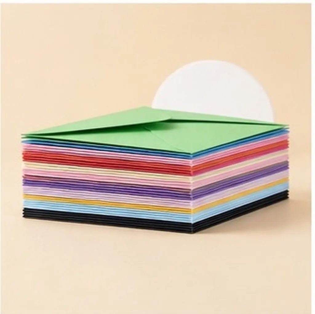 70Pcs Mini Envelopes Blank Smooth Writing Premium Paper Envelopes for Postal Stamps Gift Cards Business Cards Documents