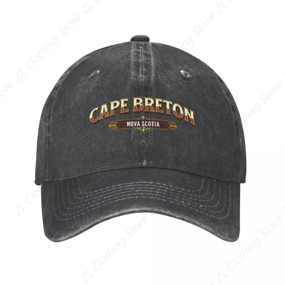 Cape Breton Nova Scotia Canada Cowboy Hat fishing hat Big Size Hat Snapback Cap Beach Baseball Men Women's