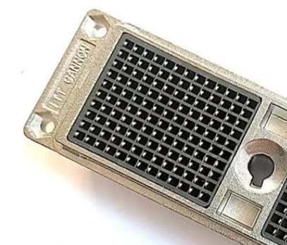 

ITT DLM5-260RW6B 260 core zero insertion force rectangular metal shell connector socket