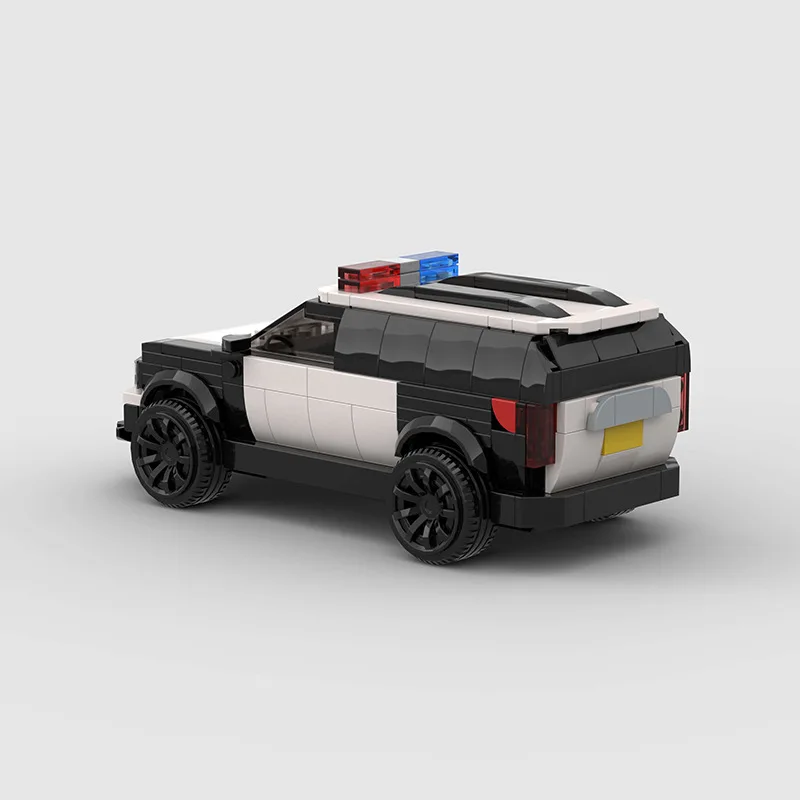 Moc Car Serie Small Building Block Racing Car Suv City Explorer Police Car Children Building Block Toy Car Model Decoration Gift