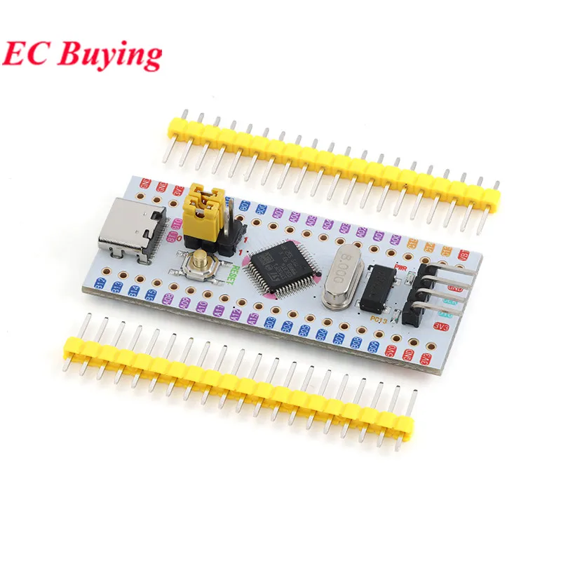 2 szt./1 szt. STM32F103C8T6 ARM Cortex-M3 STM32F103 STM32 F103C8T6 Układ scalony z interfejsem Type-C Minimalny moduł płytki rozwojowej systemu rdzeniowego — zdjęcie 6