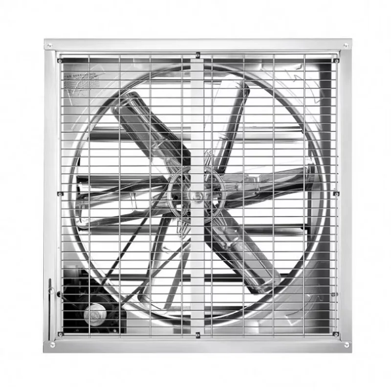 50 Inch Industrial Drop Hammer Exhaust Fan for Agriculture and Poultry Farm Wall Mounted Greenhouse Factory Price