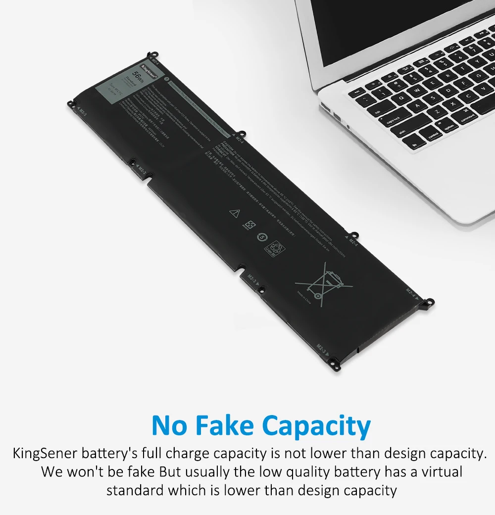 KingSener 11.4V 56WH 8FCTC Battery For DELL G15 5510 5511 5520 5515 5521 Series For DELL XPS 15 9500 G7 15 7500 Series 56Wh