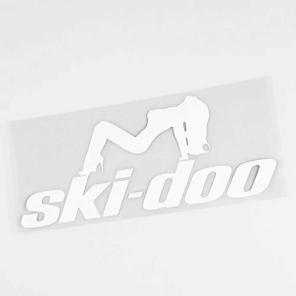 Skidoo Decals Quad Plow Snowmobie Trailer Sticker Car Sticker Car Styling Decoration Black Sliver