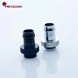 FREEZEMOD PC Water Cooling Hose Fittings Adapter Tube connector Metal hand twist pagoda 9.5*12.7 soft tube fitting HBT-B3L