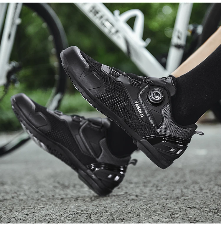 Professionelle MTB Mountainbike-Schuhe für Herren, Atmungsaktive SPD-Rennradschuhe, Damen SPD-Klickschuhe für Radsport – Detail 14