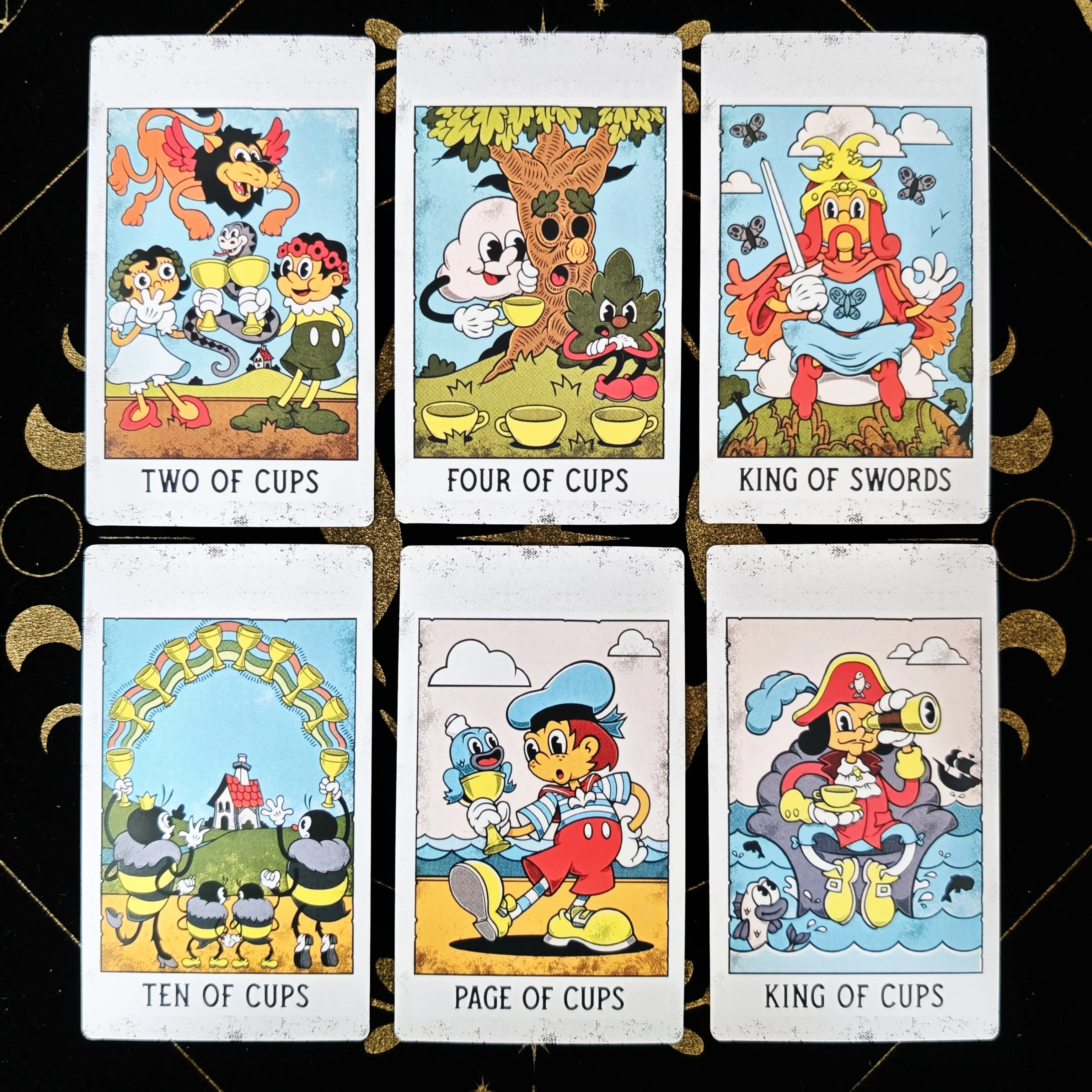 12x7 سنتيمتر الغامضة Medleys خمر الكرتون بطاقات التارو A 78 أوراكل الإنجليزية رؤى العرافة طبعة بوراد لعب الألعاب #5