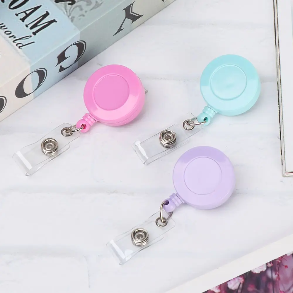 1pc High Quality Anti-Lost Clip Office Supplies Lanyards Key Ring Badge Holder Nurse ID Name Card