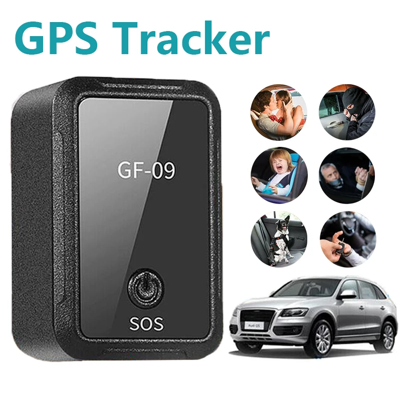 GF-09 GPS Tracker Locator For Vehicle Car Truck Motorcycle Kids Elder Pets Real Time Tracking Device Anti-lost Magnetic Locator