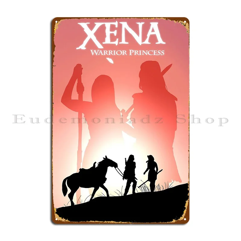 Xena Warrior Princess Metal Sign Party Printing Party Club Create Wall Mural Tin Sign Poster