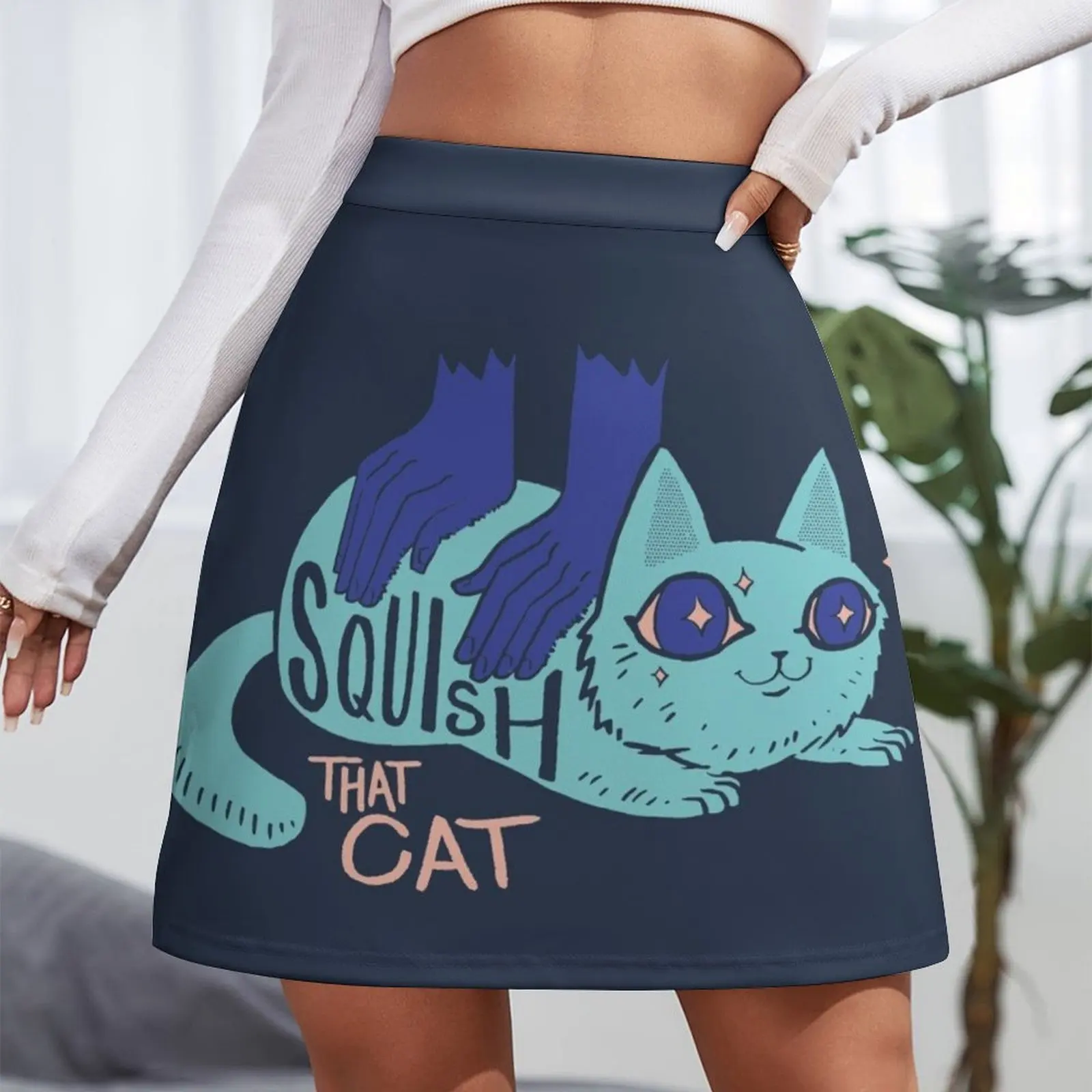 Squish that Cat! Mini Skirt luxury women's skirt cosplay Summer dress