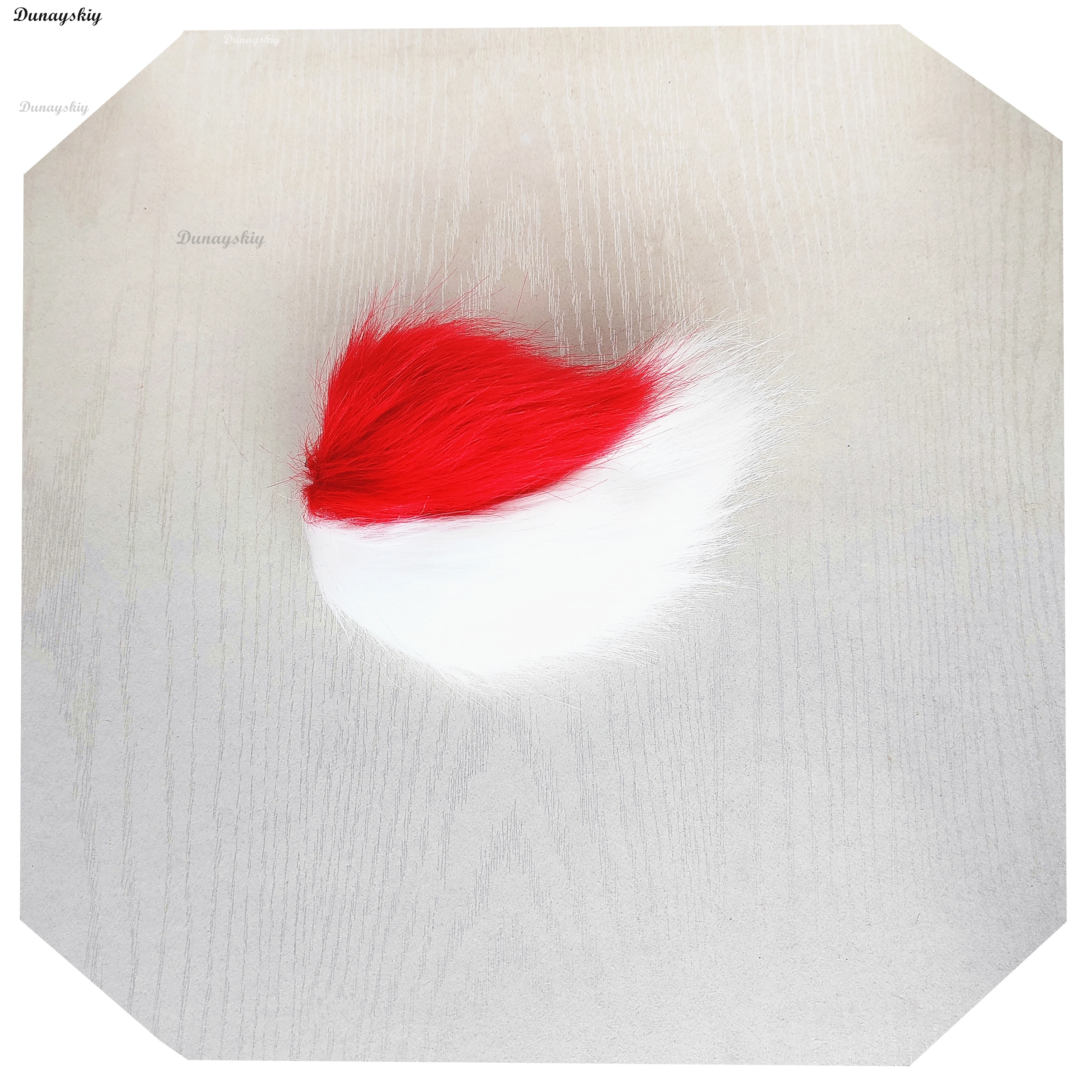 New Handmade JK Rabbit Tail Alastor Cosplay Props Simulation Faux Fur Tails Plush Fox Cat Halloween Accessories Multiple Colors