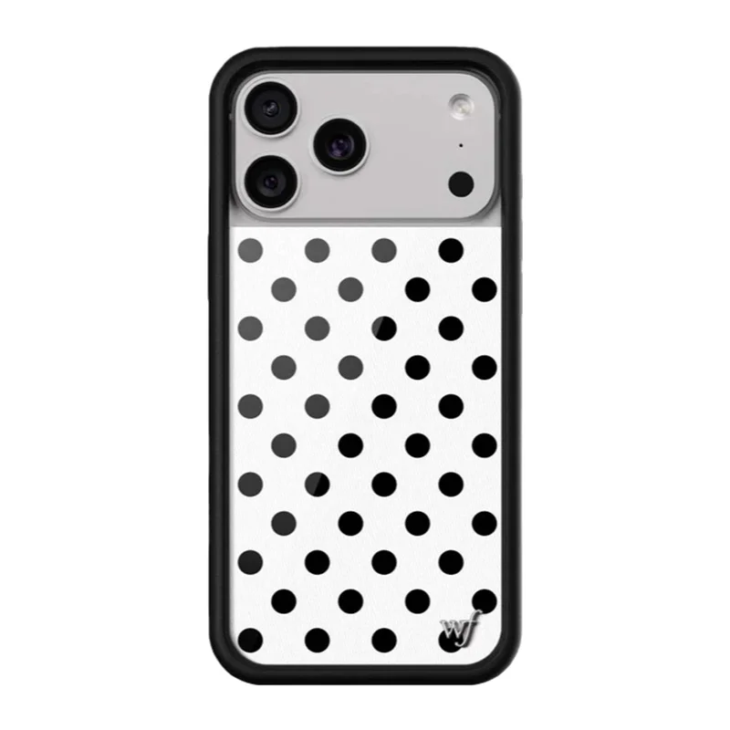 Wildflower Kleuren Stippen Telefoonhoesje voor iPhone 16 15 14 13 12 17 Pro Max Plus Air WF ins Blauw Rood Golfpunt WF Cover Coque