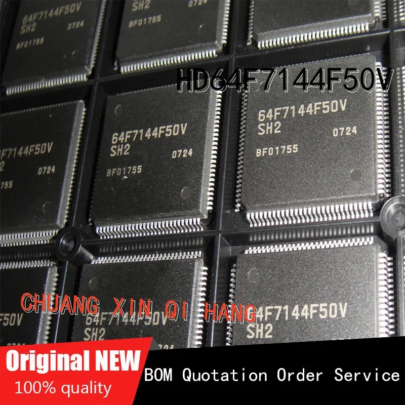 

1 шт./партия 100% новый HD64F7144F50V HD64F7144 64F7144F50V QFP112 MCU чипсет IC