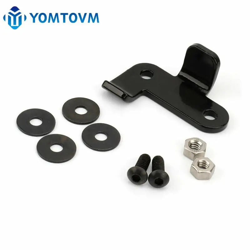 Motorcycle Jiffy Stand Extension Kit Black for Harley Sportster Low XL883L Forty Eight 2007+