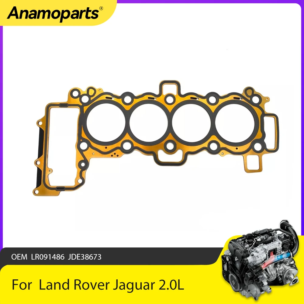 

Engine Part Cylinder Head Gasket Turbo Ingenium Fit 2.0 T 2018-2021 For Jaguar XE XF Land Rover Discovery 2.0L I4 Gas LR091765