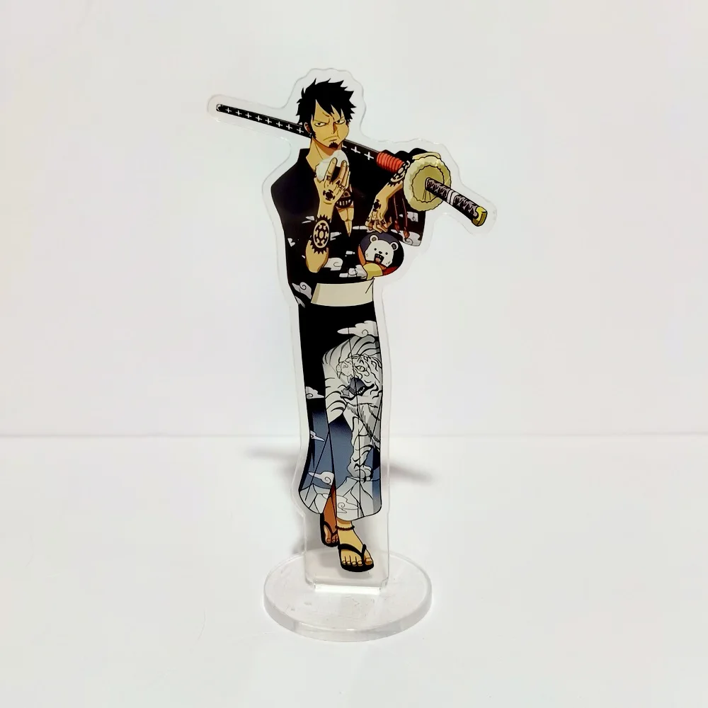 One Piece Acrylic Stand Luffy Zoro Ace Usopp Boa Buggy Edward Robin Anime Action Figures 16cm 3D Model Toys Decor Toys For Kid