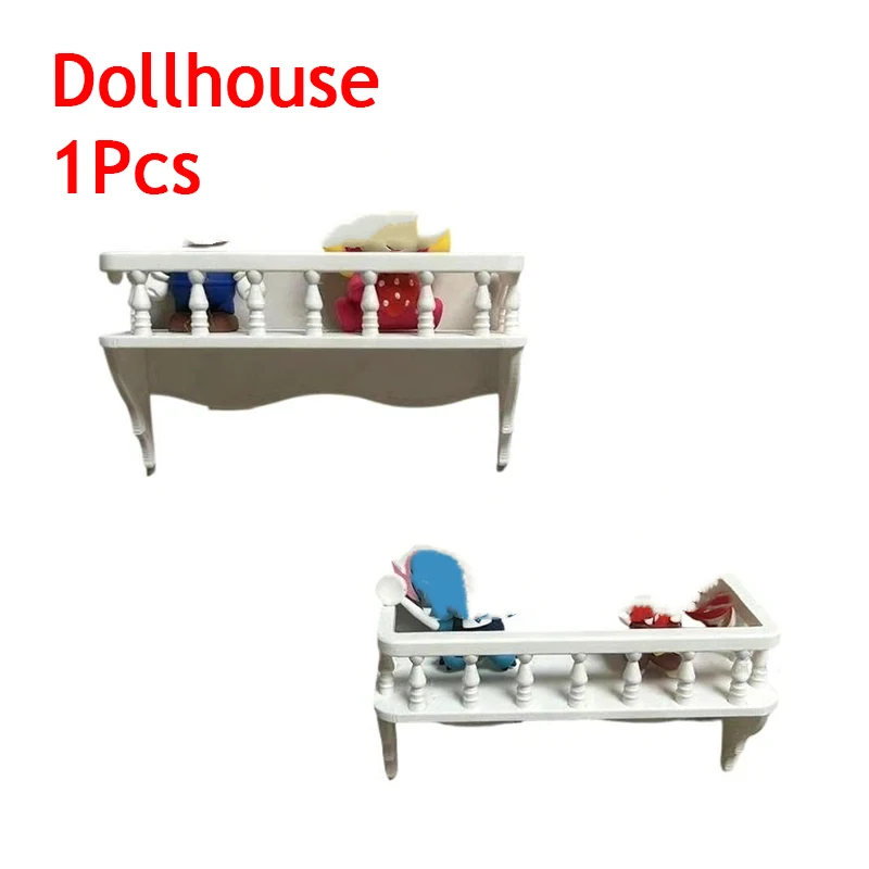 

1Pcs Dollhouse Building Accessory, 1:12 Scale Wall Mounted Storage Rack Scene Ornament