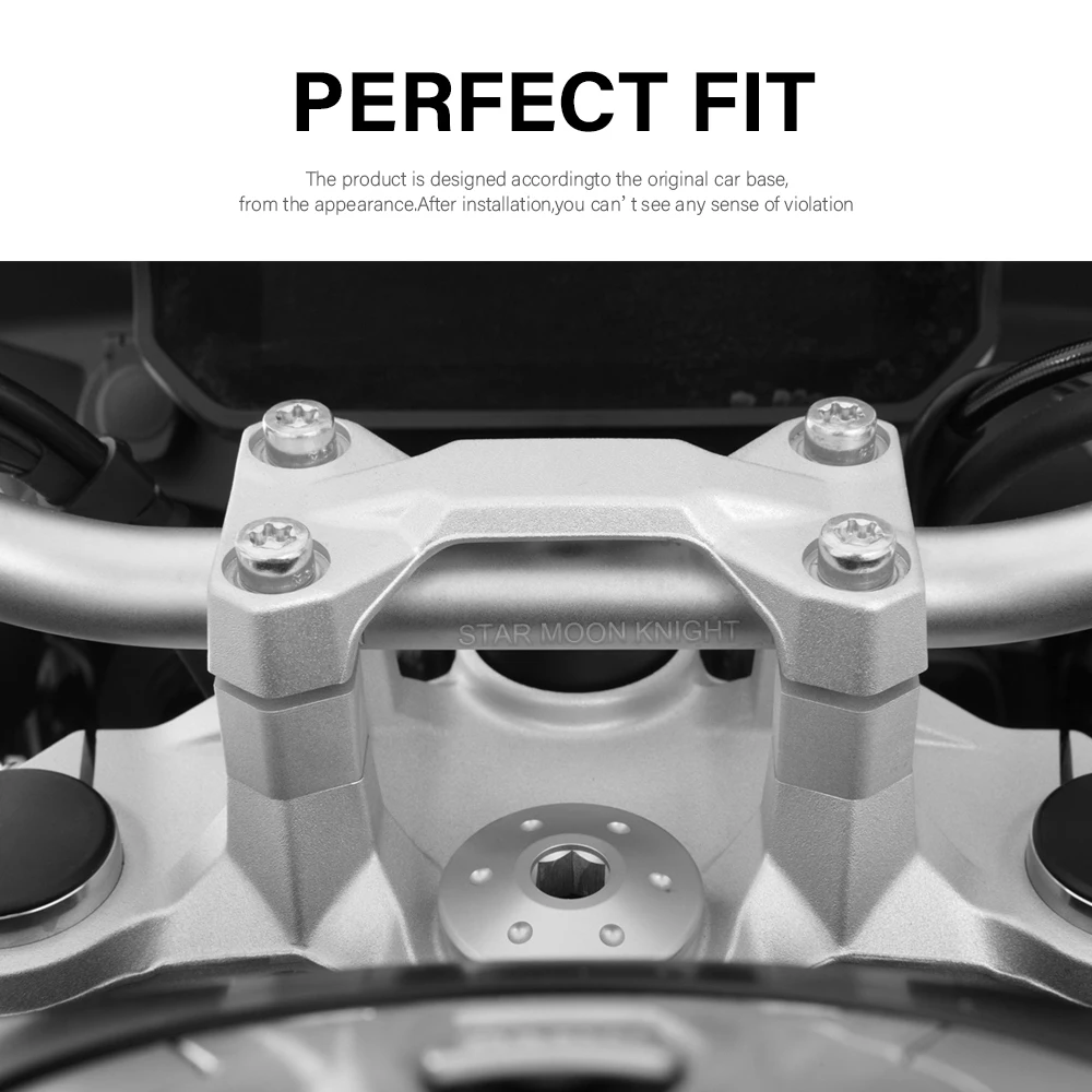 Motorcycle Handle Bar Riser Clamp 22mm Handlebar Heighten For BMW F750GS F 750 GS F750 GS 2018 2019 2020 2021 2022- Accessories