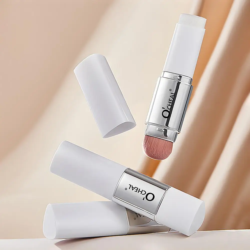 Facial Makeup 2-in-1 Eraser Foundation Stick Lazy Person Brightening Stick Brightens Moisturizing Lightweight Concealer M6Y5