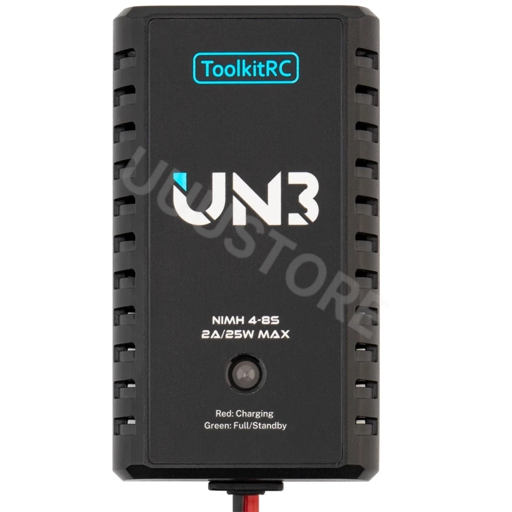 ToolkitRC UN3 25W 2.0A Type-C Input High-Speed Balanced Charging USB-C 4-8S NiMH charger for RC Vehicles Drone Model