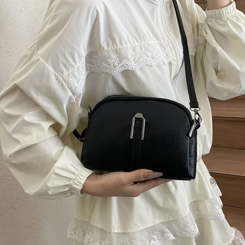 

Elegant Fluted Shoulder Bag For Women Designer Inspired Textured Leather With Vertical Grooves Modern Look