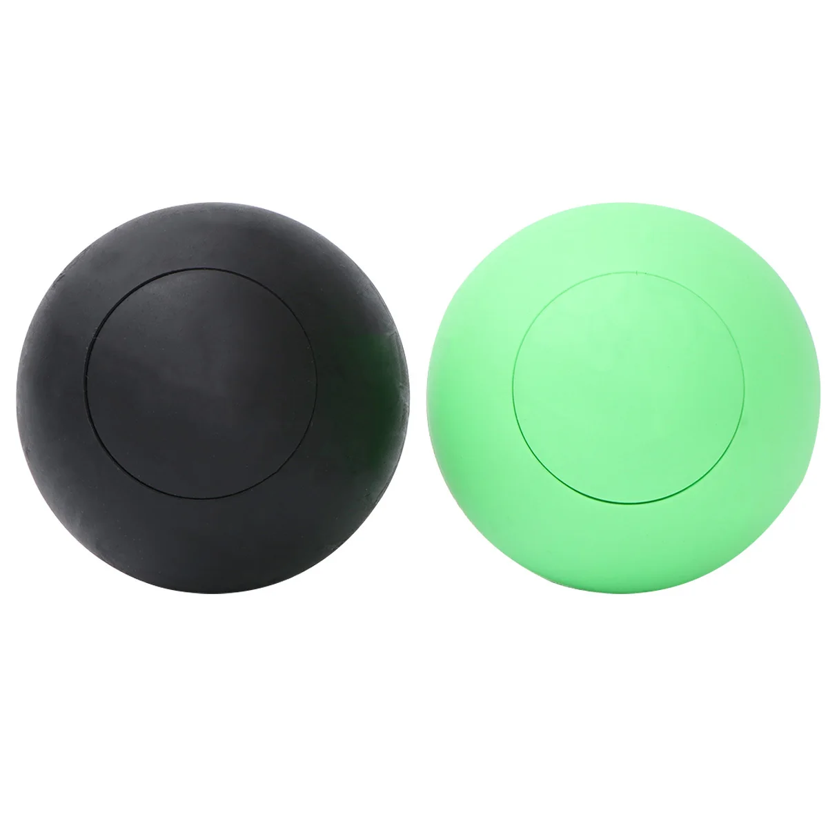 2 Stück TPE-Massagebälle, Faszienrolle, extra fest, für Yoga, Fitness, Erholung, Muskelentspannung, für Pilates, Physiotherapie, Rehab, Schwarz