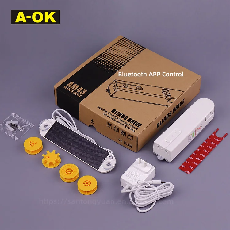 

A-OK AM43 ES-EB двигатель для жалюзи с бусинами, умный дом, солнечные жалюзи, мотор-цепочка для штор, Bluetooth