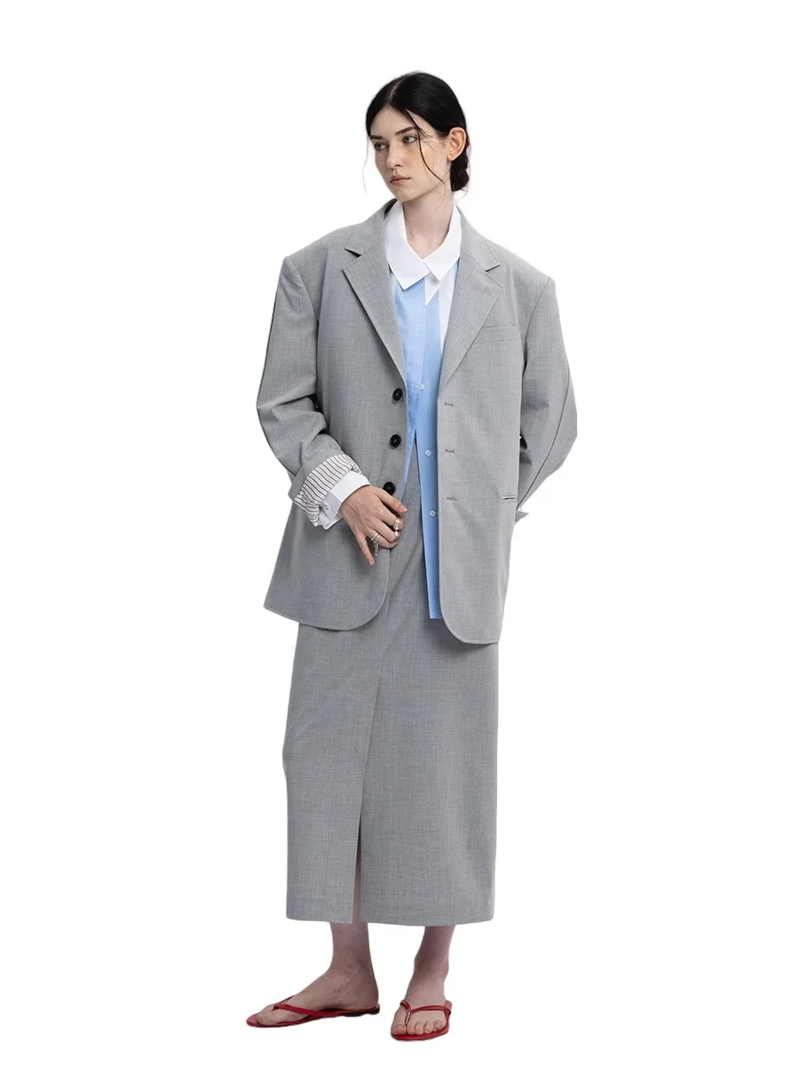 

Высококачественная длинная хлопковая юбка с двойным слоем, дизайном с переплетением и вырезом на талии, премиум-класса для женщин.