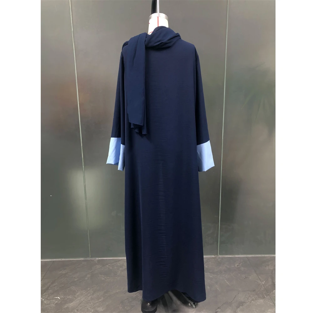 

Скромное мусульманское женское платье-хиджаб Ид Мубарак Джеллаба Рамадан кимоно кардиган Дубай Турция халат открытый Абая Femme Vestidos кафтан