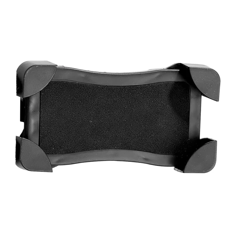ABS clip-on fixing bracket, one-button release, 360-degree adjustable, flexible car mobile phone holder