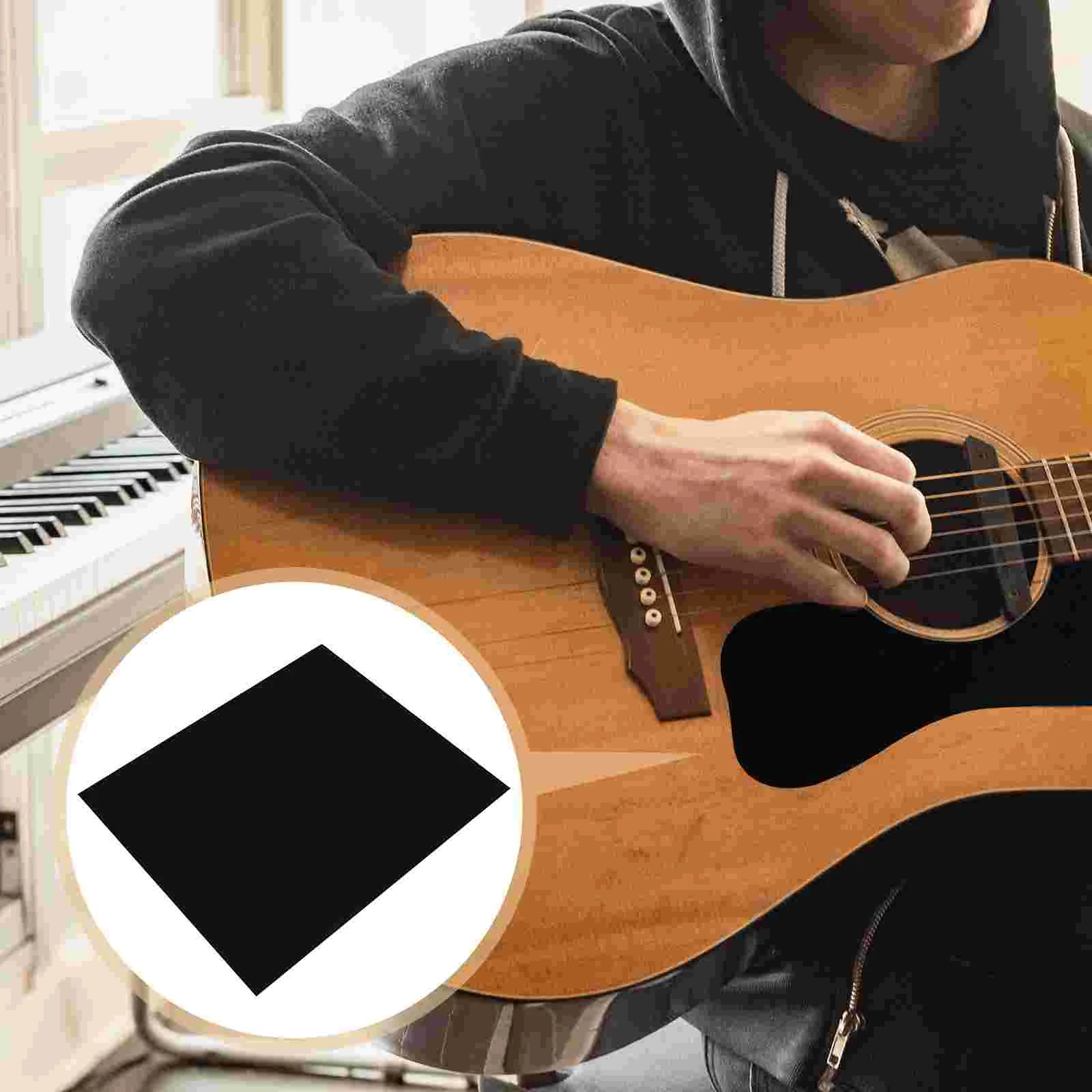 

Guard Stickers Anti scratch Electric Acoustic Guitar Protector Pickguard Creative Durability Texture Musical
