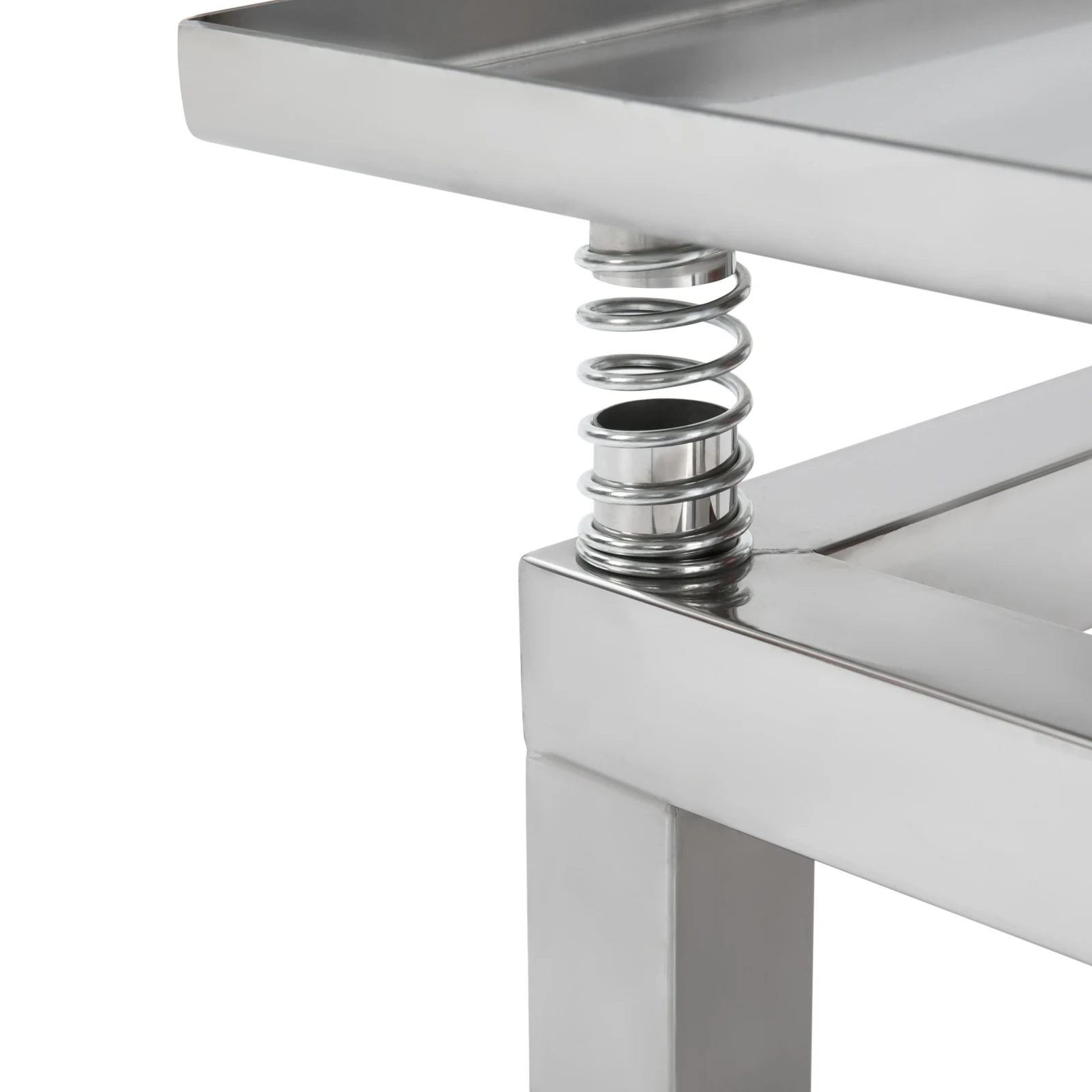 4-Feder-Betonrütteltisch, 50W Vibrationsplattform, Rütteltisch für Formvibrationsguss