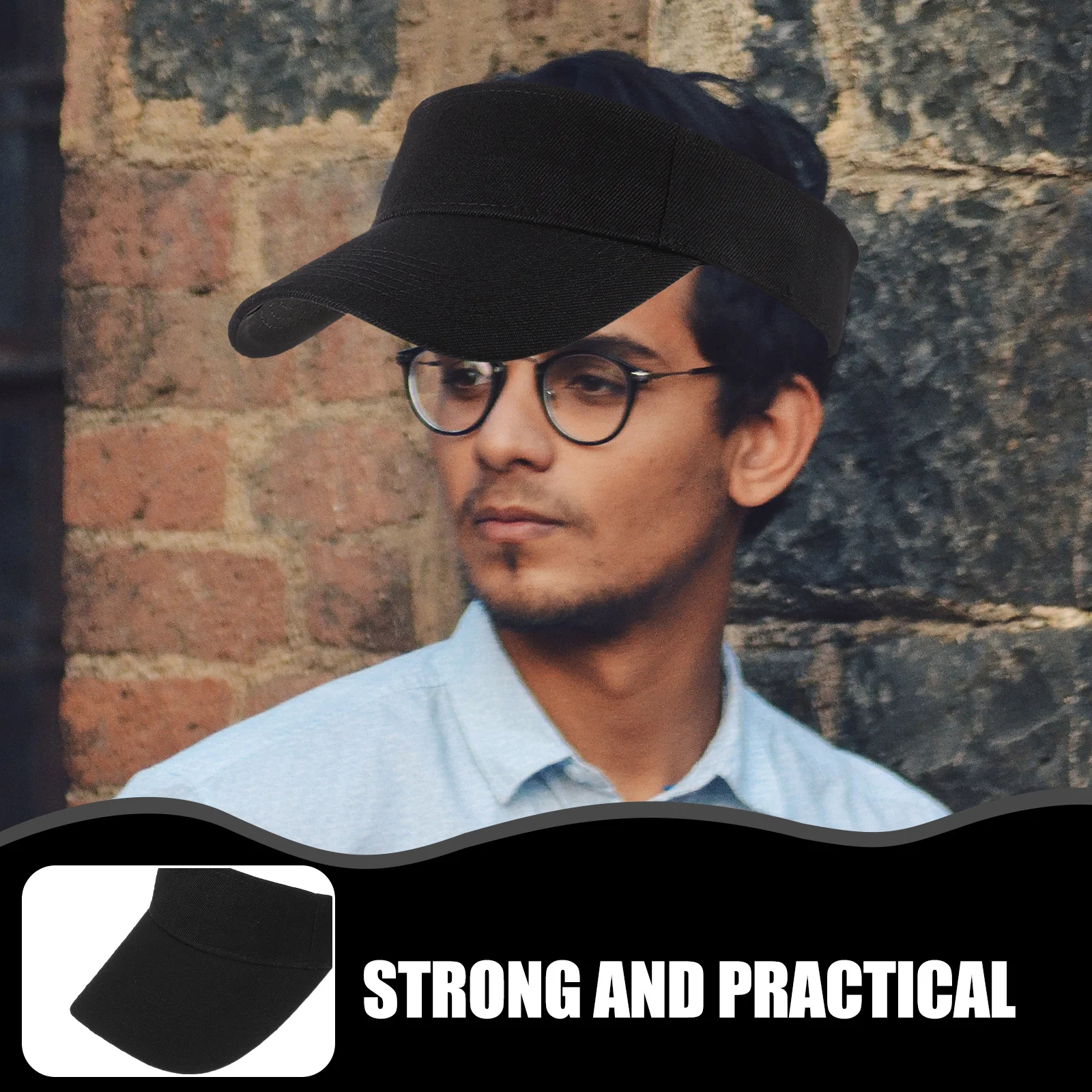 

2Pcs Sun Visor Hats Breathable Lightweight Wide Brim Summer Outdoor Athletic Baseball Cap for Women Sports Running Hiking