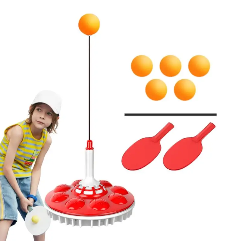 

Table Tennis Training Device Ping-Pong Balls Paddles Trainer Kit Portable Table Tennis Training Equipment Ping Pong Training