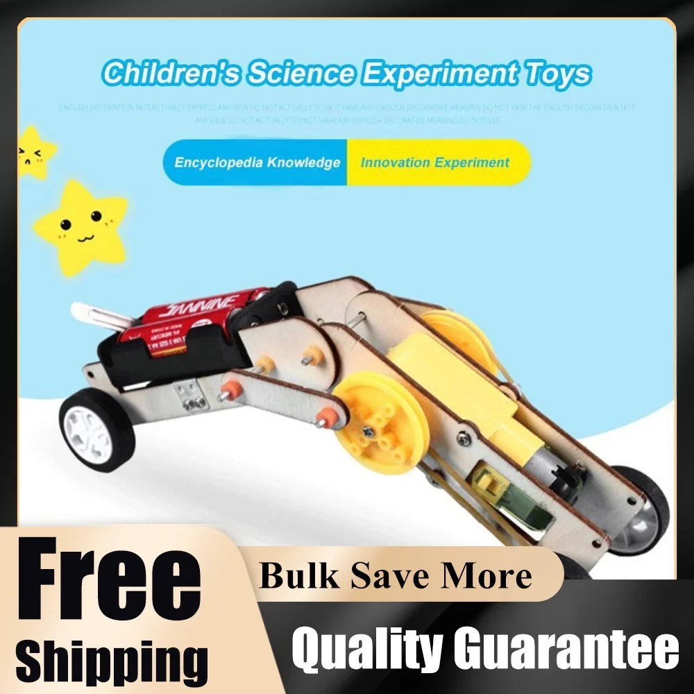 Electronic DIY Worm Crawling Robot Model Movable Assembly Model Toy Children Learning Physics Experiments Supplies