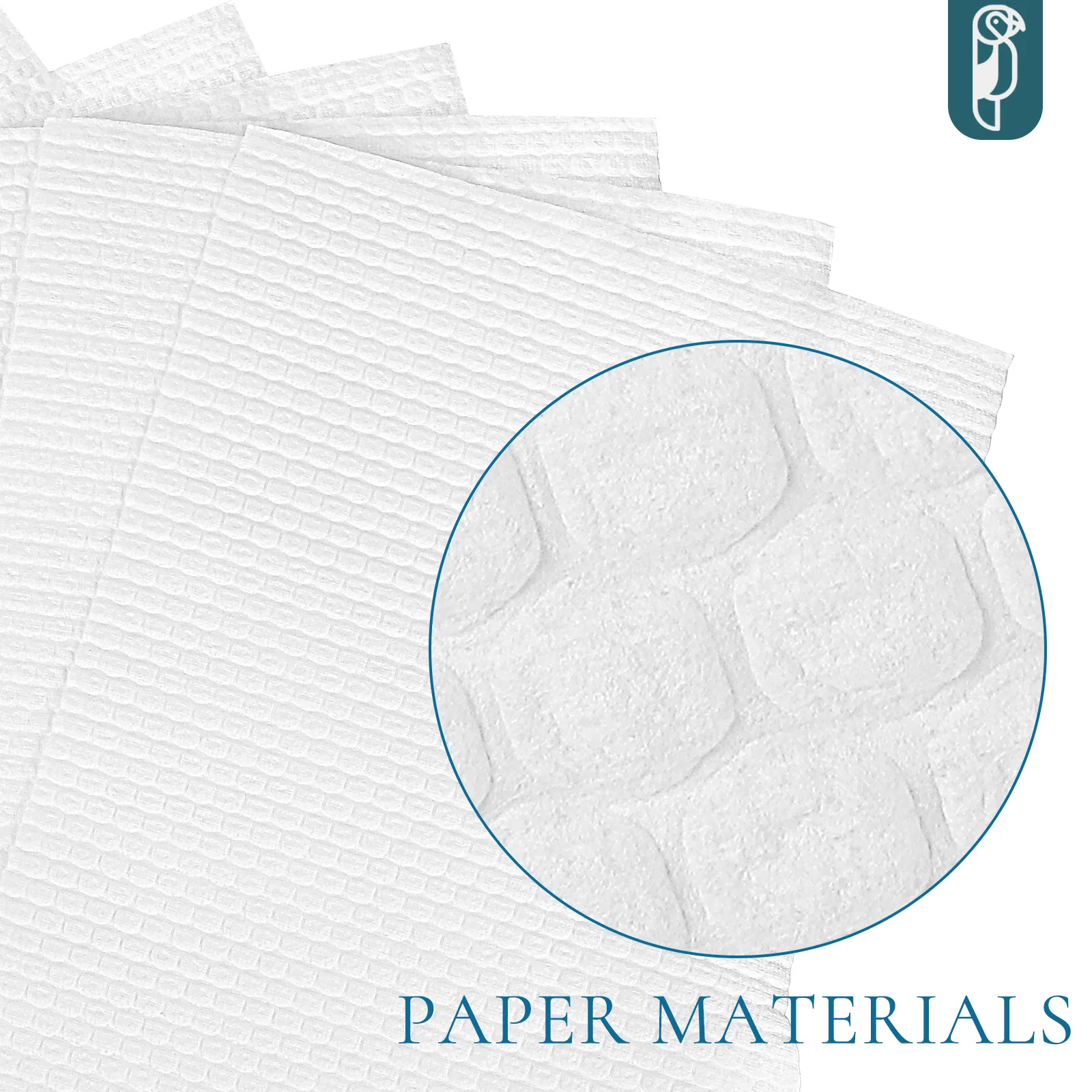 

100 Sheets 26x18.5cm Cage Paper Liner Bird Bedding High Absorbency Disposable Safe Use Long Term Replacement Bird Cage