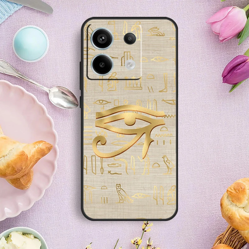 Eye of Horus Egypt Case For Xiaomi Redmi Note 13 Pro Note 12 11 9 10 Pro 10S 11S 12S Redmi 13C 10C 12C Cover