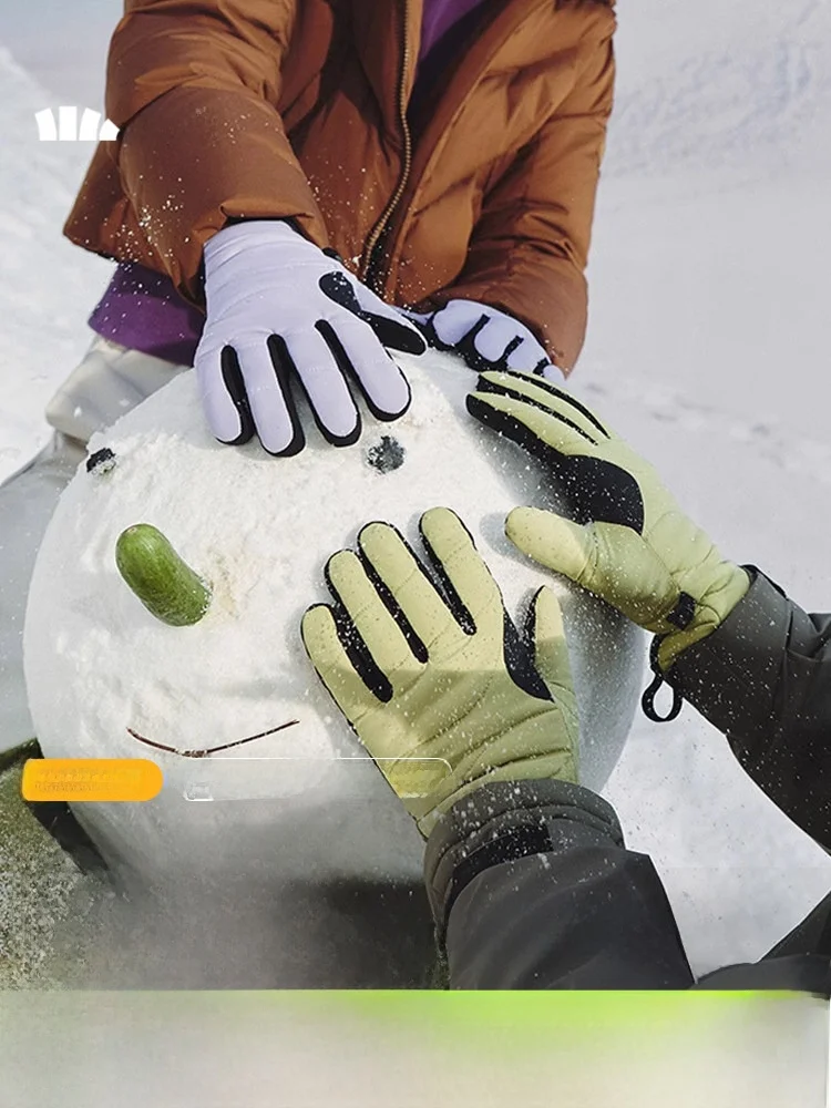 

Thickened Fleece Winter Gloves Unisex Warm Touchscreen Compatible Driving Skiing Outdoor Cycling Windproof Cold Proof
